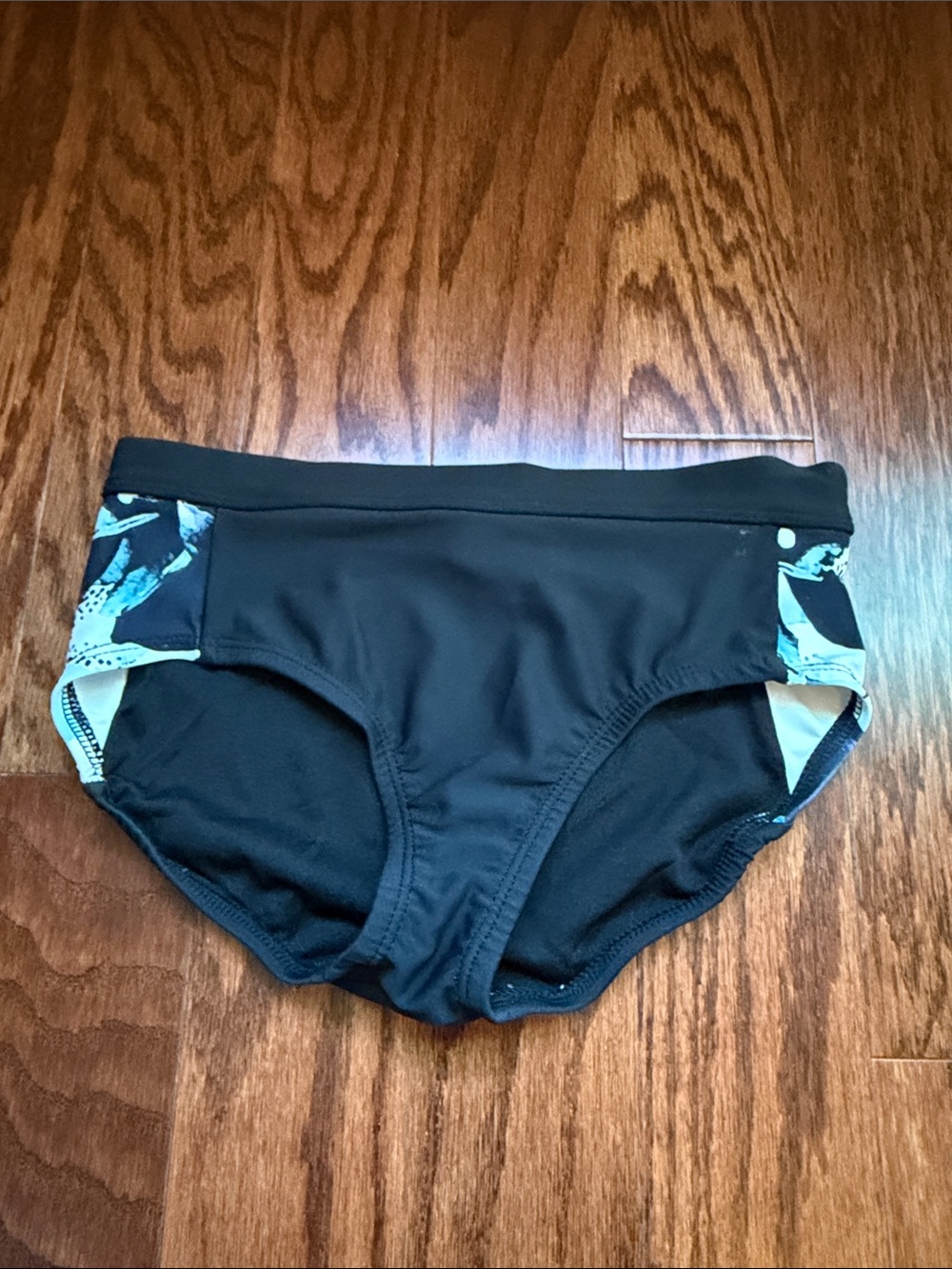 Oh La La Girls Dancewear Briefs with teal accents